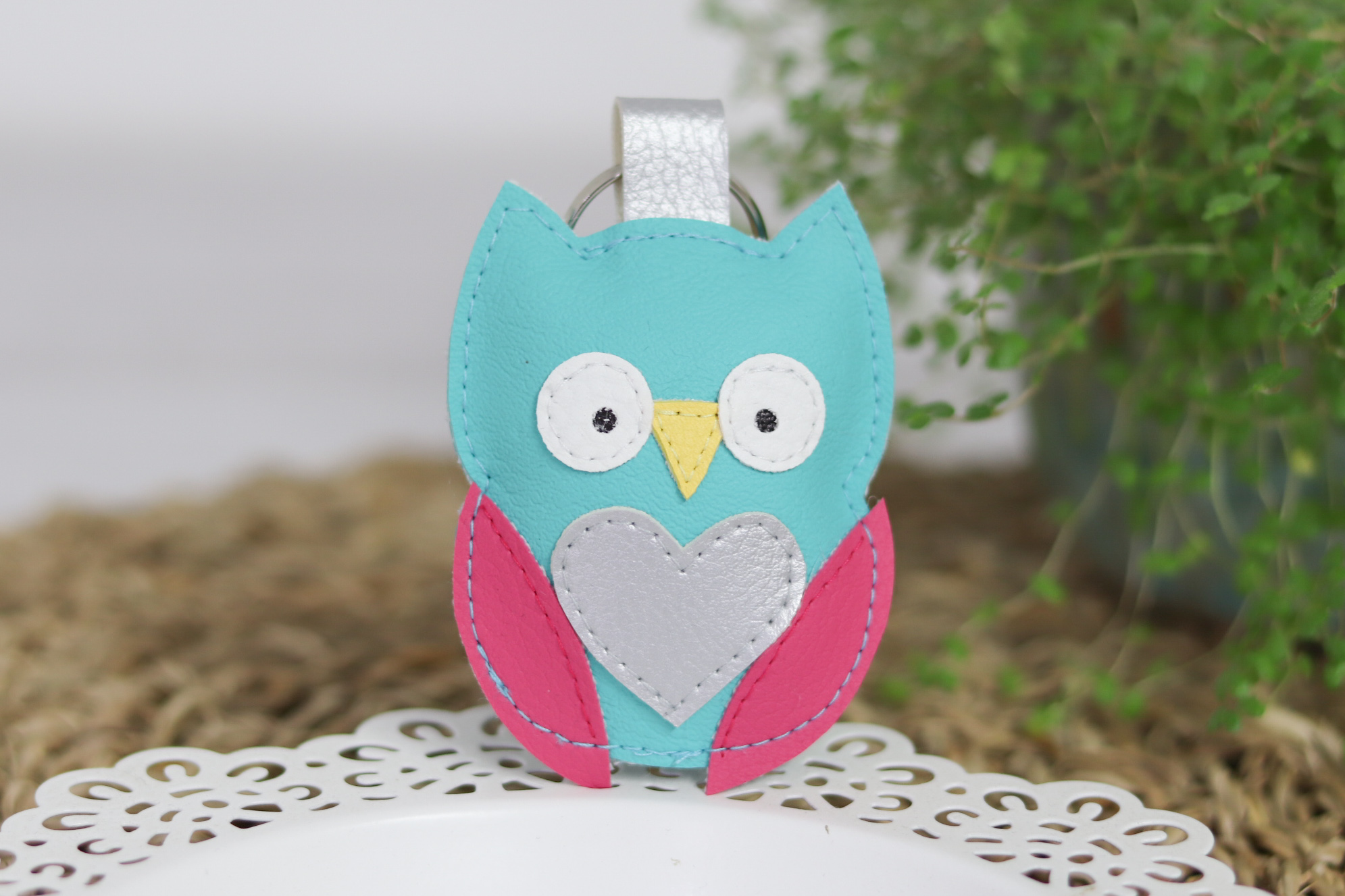 Obesek sovica - turkizna